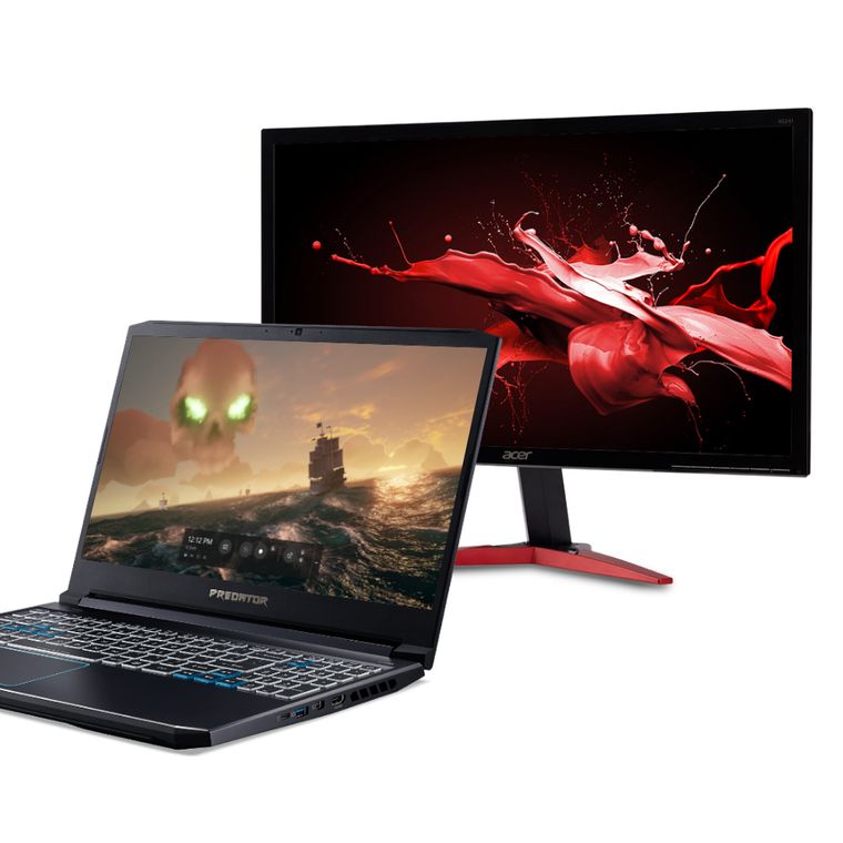 Kit Gamer Notebook Acer Predator Helios 300 PH315-52-748U + Monitor Gamer Acer KG241Q 23.6' 144Hz Menor preço em Kit Gamer Notebook Acer Predator Helios 300 PH315-52-748U + Monitor Gamer Acer KG241Q 23.6' 144Hz
