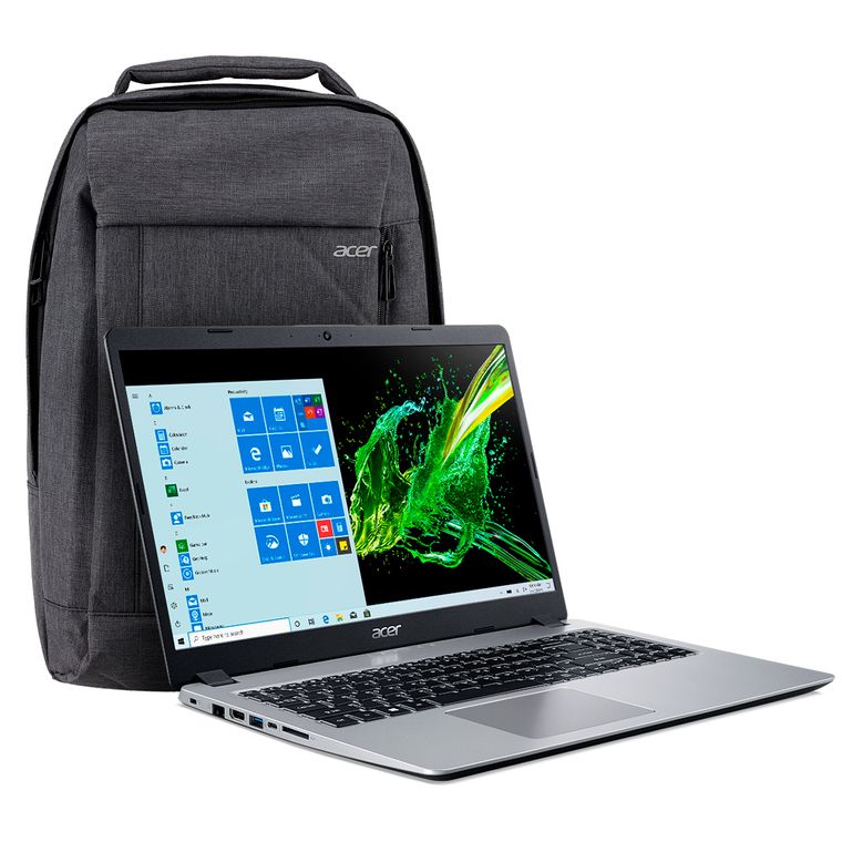 Kit Notebook Aspire 5 A515-52-57B7 + Mochila Gray Dual Tone Menor preço em Kit Notebook Aspire 5 A515-52-57B7 + Mochila Gray Dual Tone
