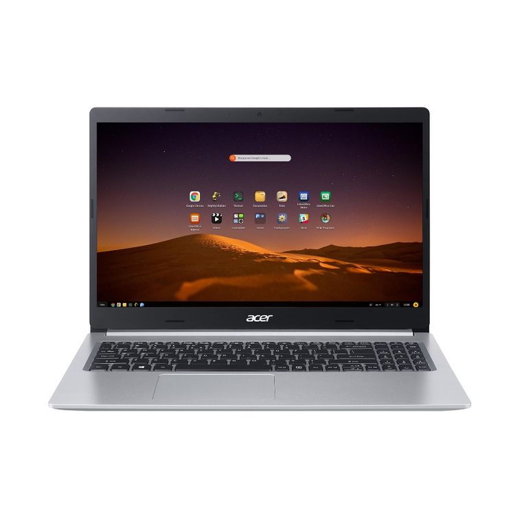 Notebook - Acer A515-54-72ku I7-10510u 1.80ghz 8gb 512gb Ssd Intel Hd Graphics Endless os Aspire 5 15,6" Polegadas