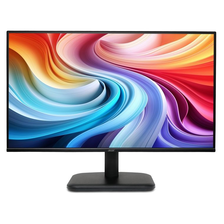 Monitor-Acer-preto-com-display-de-245-polegadas-e-resolucao-Full-HD Monitor-Acer-preto-com-display-de-245-polegadas-e-resolucao-Full-HD